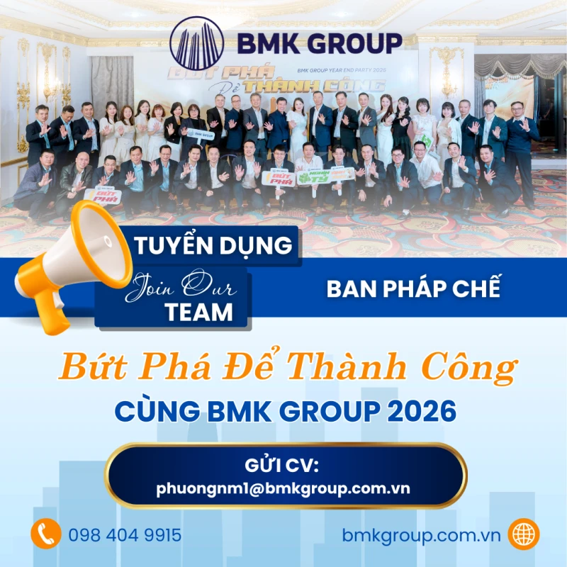 TUYỂN DỤNG: TRƯỞNG BAN, CV PHÁP CHẾ (BAN PHÁP CHẾ)